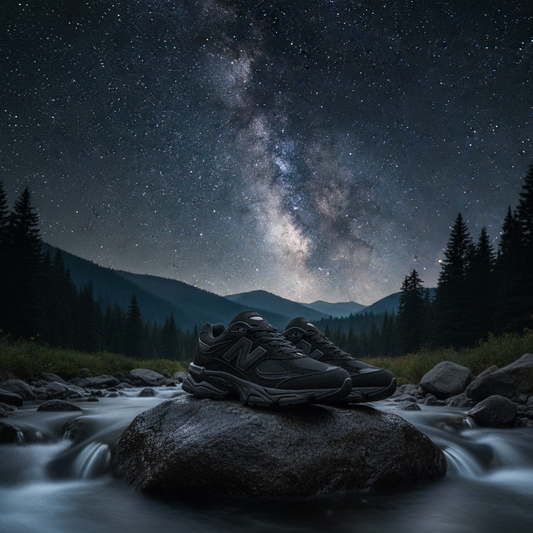 New Balance 9060 (Triple Black & White)