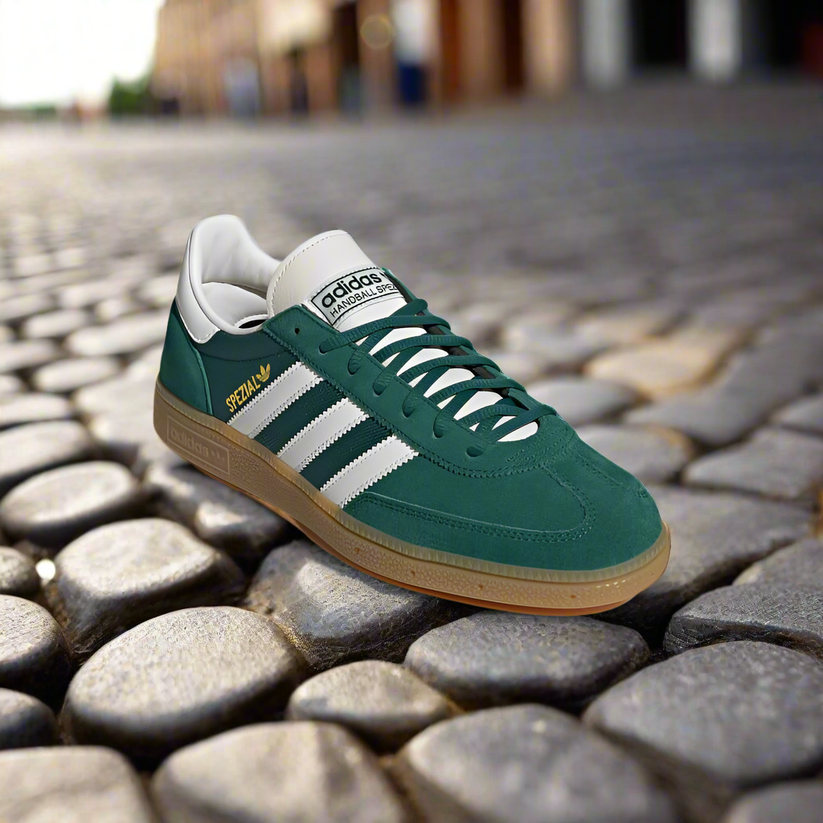Adidas Spezial Shoes (Grey & Green)