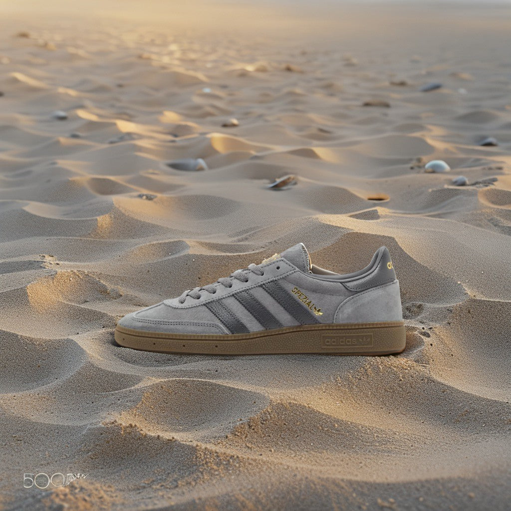 Adidas Spezial Shoes (Grey & Green)