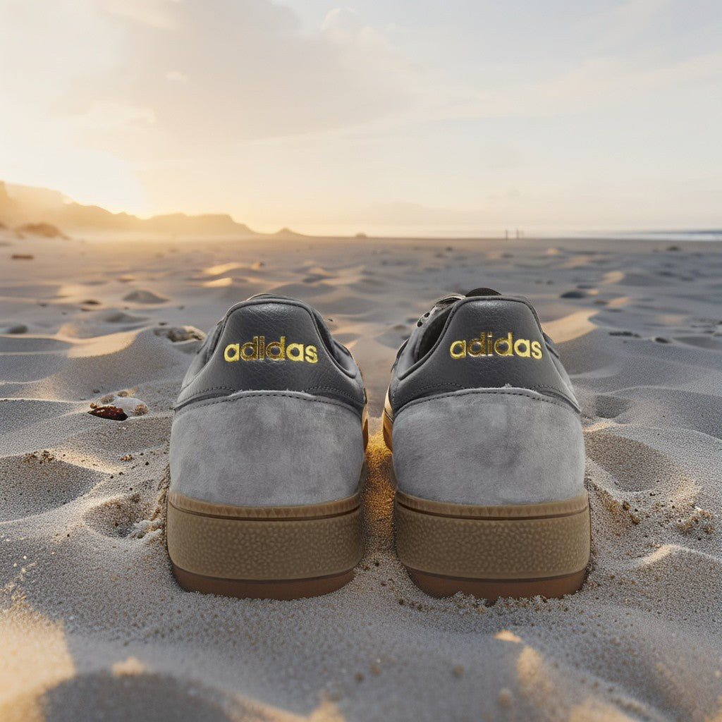 Adidas Spezial Shoes (Grey & Green)