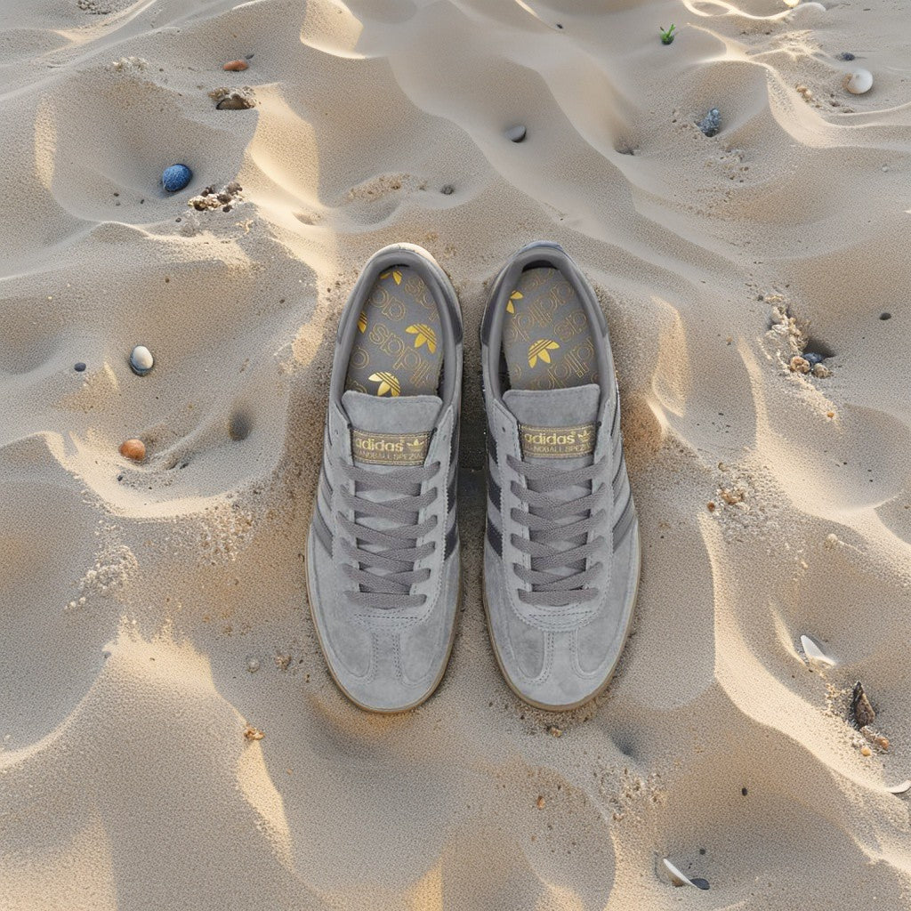 Adidas Spezial Shoes (Grey & Green)