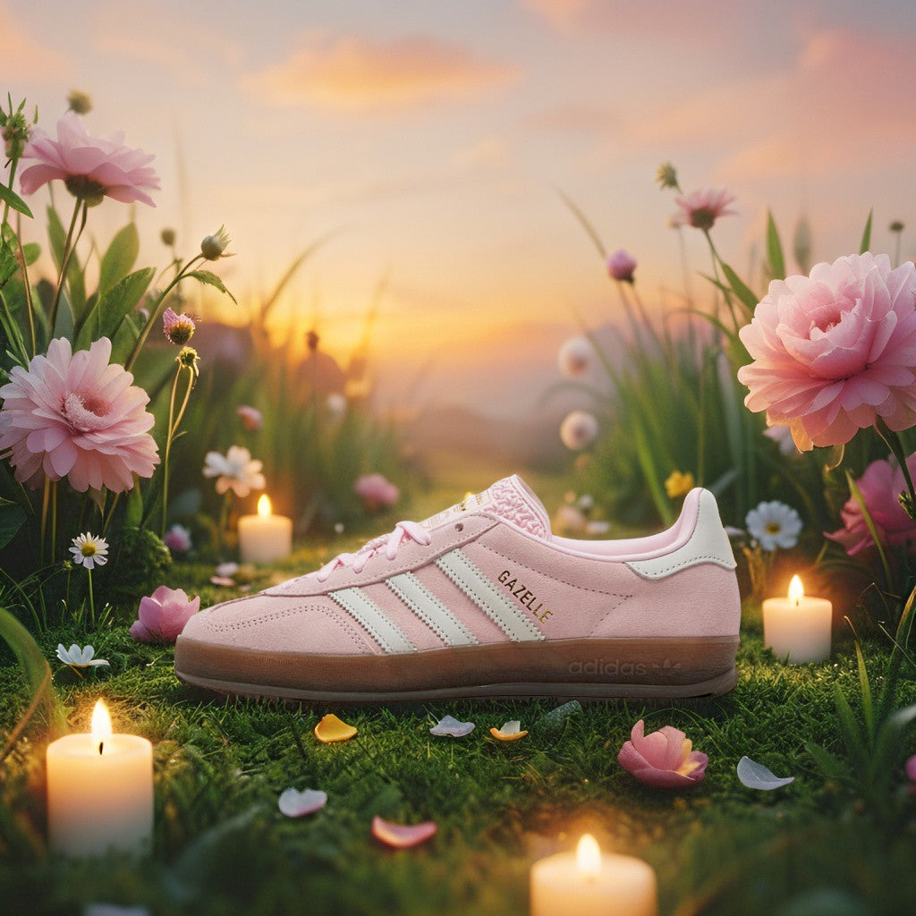 Adidas Gazelle Shoes (Pink)