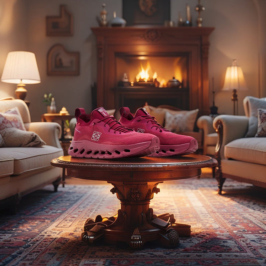 On Cloudmonster (Red Shade)