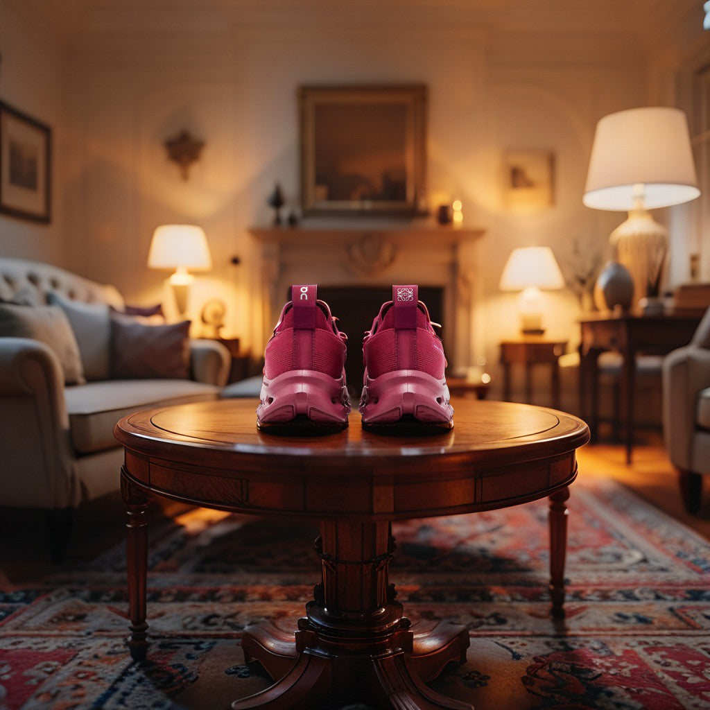 On Cloudmonster (Red Shade)