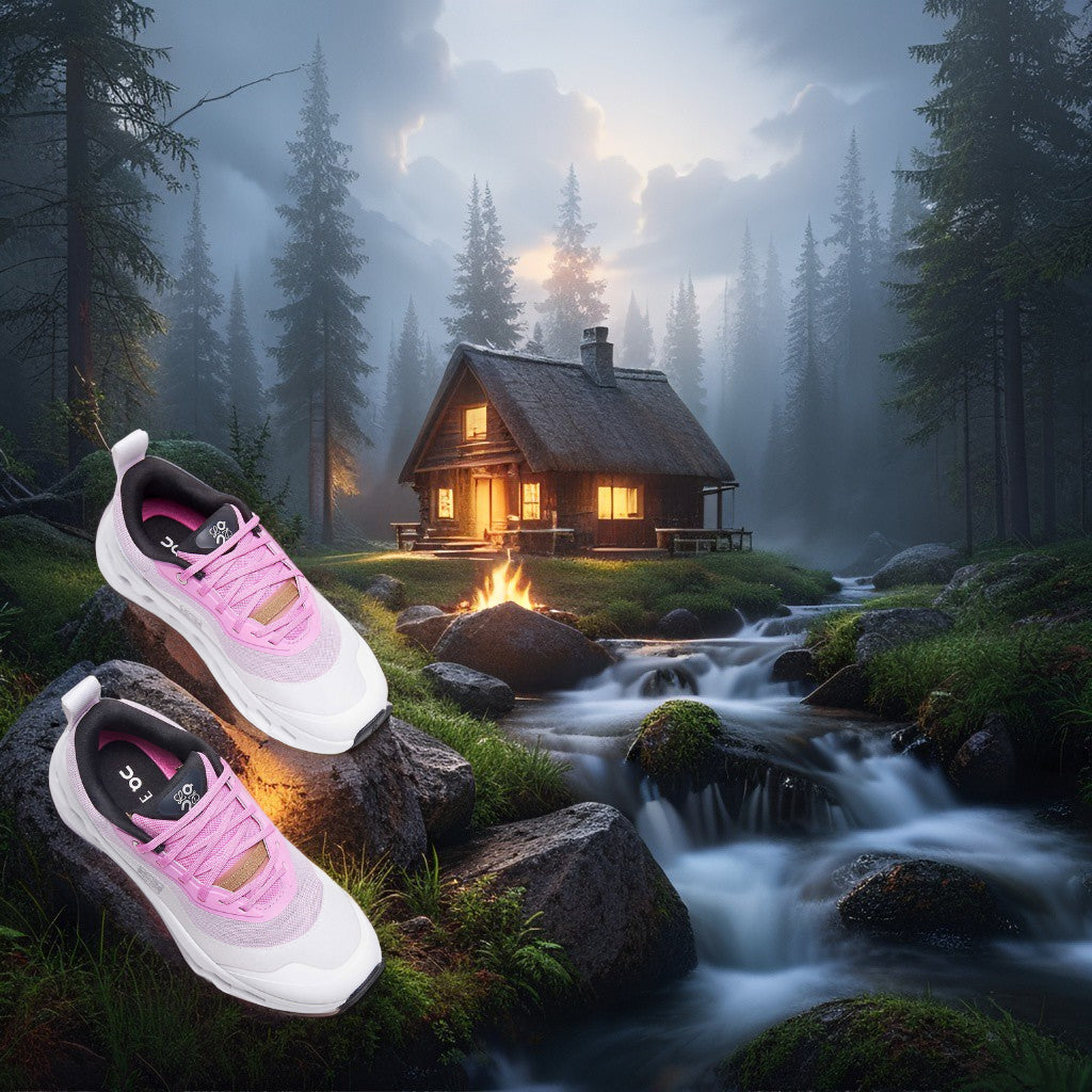 On Cloudmonster (Light Pink & White Shade)