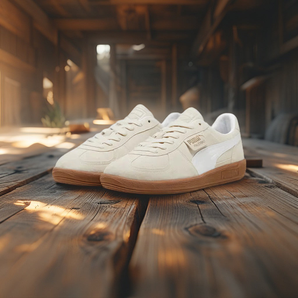 Puma Palermo (Cream White & Gum Sole)