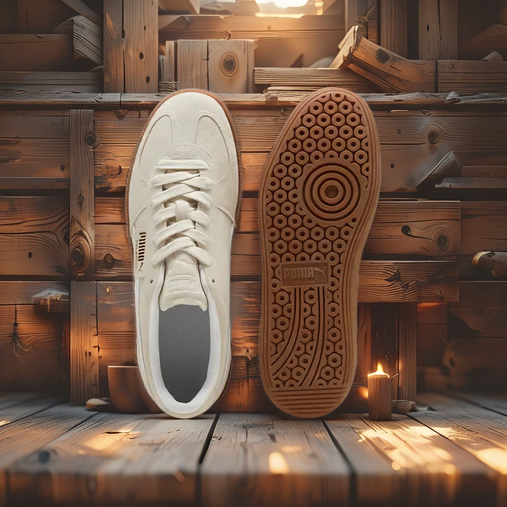 Puma Palermo (Cream White & Gum Sole)